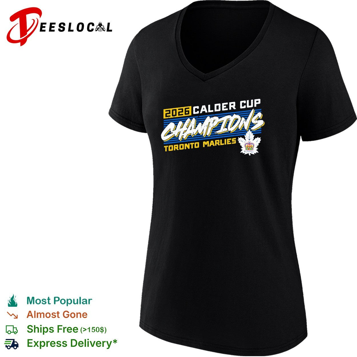Toronto Marlies Calder Cup champions 2026 blue shirt