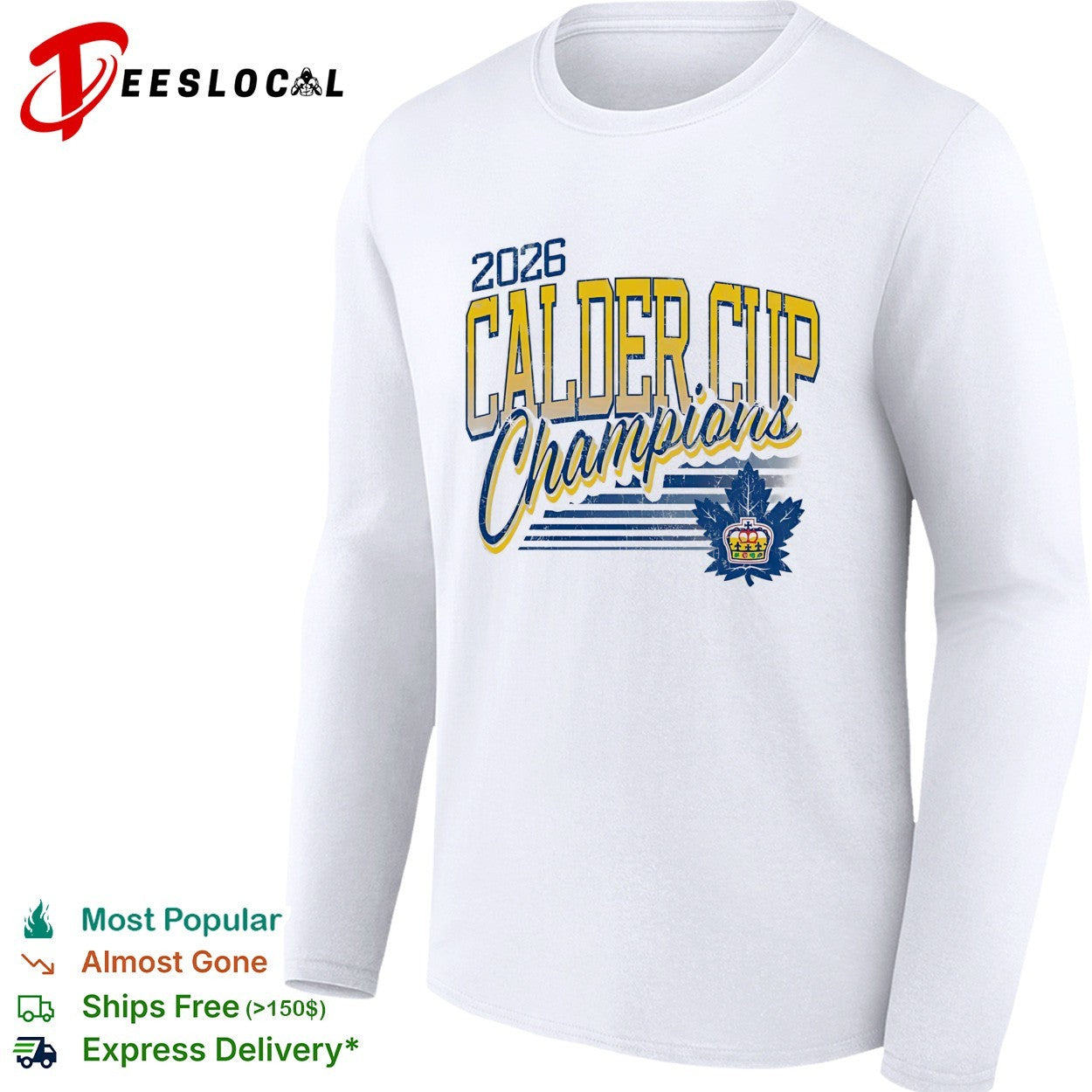 Toronto Marlies Calder Cup champions 2026 grey shirt