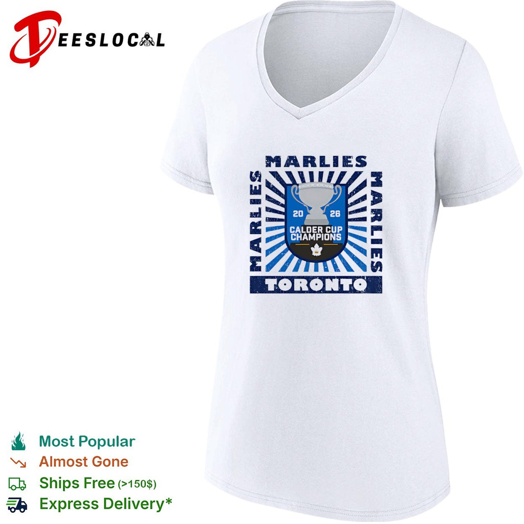Toronto Marlies Calder Cup champions 2026 trophy shirt