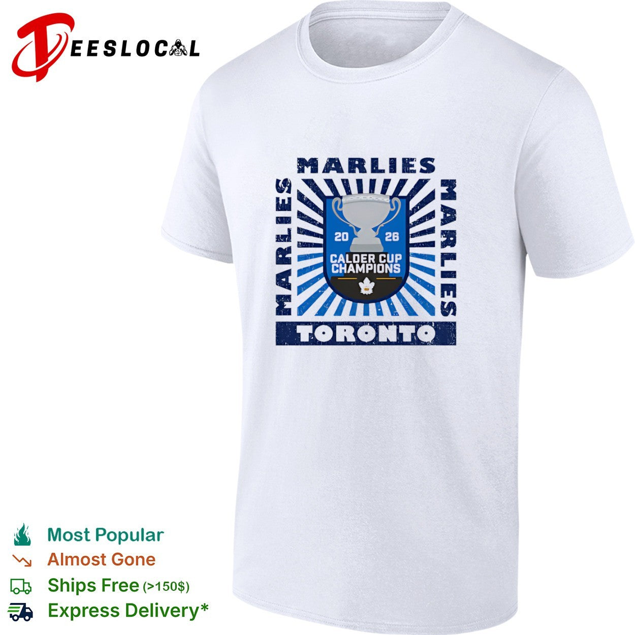 Toronto Marlies Calder Cup champions 2026 trophy shirt