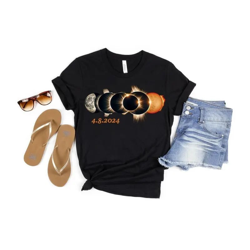 Total Eclipse Shirt 2024 Solar Eclipse Tshirt Total Solar Eclipse Shirt April 8 2024 Tee Eclipse 2024 Youth Total Eclipse...