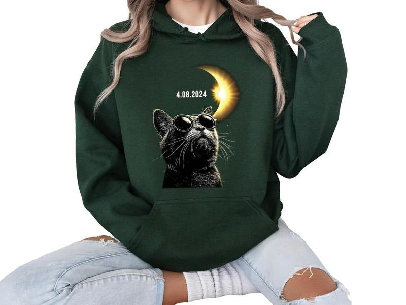 Total Solar Eclipse 2024 Hoodie, April 8th 2024 Hoodie, Celestial Sweater, Astronomy Tee, Unisex Hoodie, Gifts For...