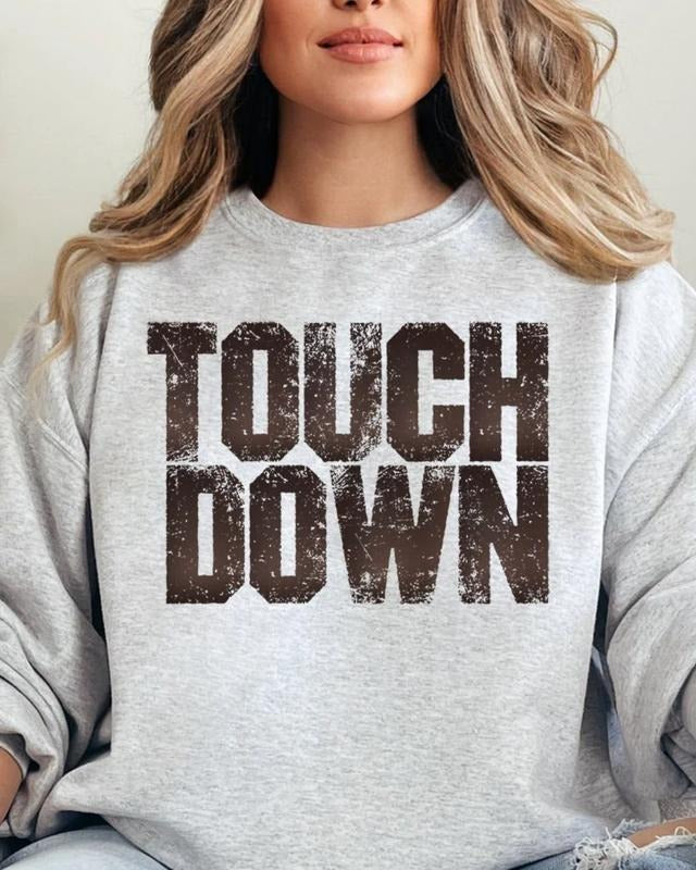 Touch Down Season Unisex NuBlend Crew Sweatshirt Shirt Hoodie | PrintMintTees.com