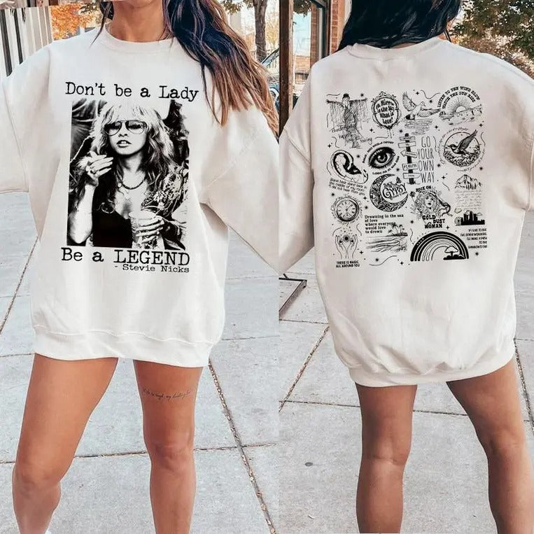 Tracklist Stevie Nicks 2 Sides Newest TShirt - Sweatshirt- Hoodie, Silver Springs Shirt, Gifts For Her | PrintMintTees.com