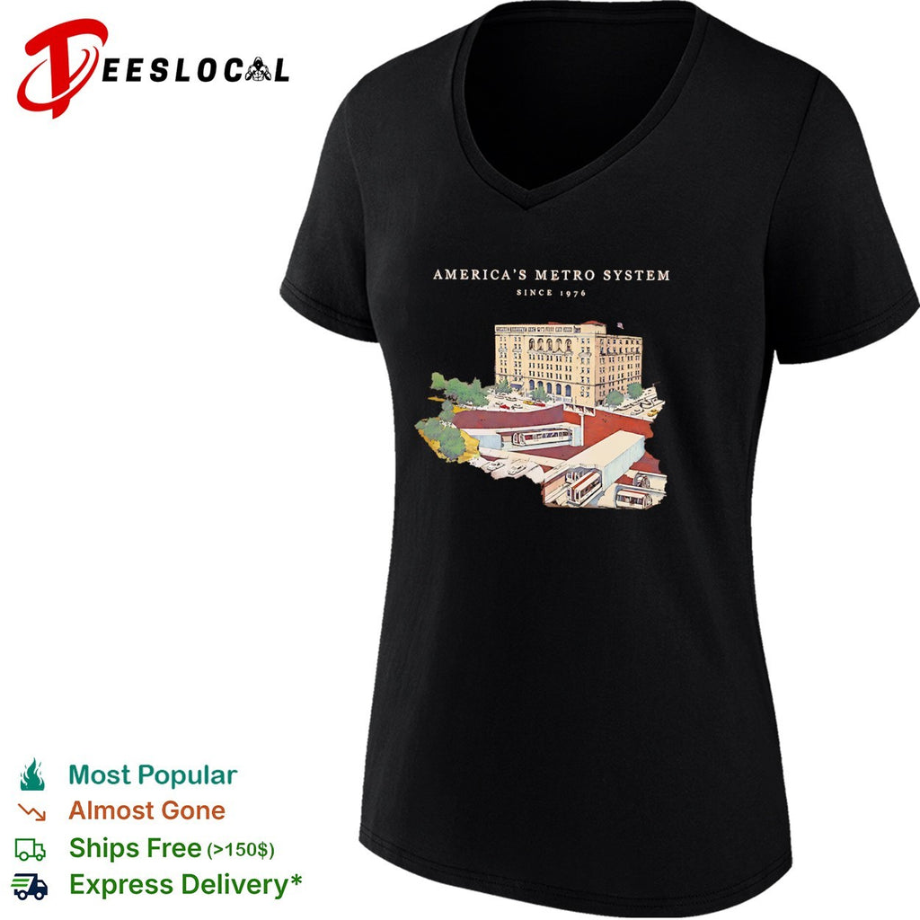 Train station Americas metro system since 1976 shirt