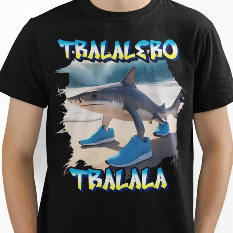 Tralalero Tralala Funny Shark Meme Shirt Weird Absurd Hilarious Shirt Viral Social Media Trending Unhinged Shirt T-Shirts, Hoodie, Sweatshirt