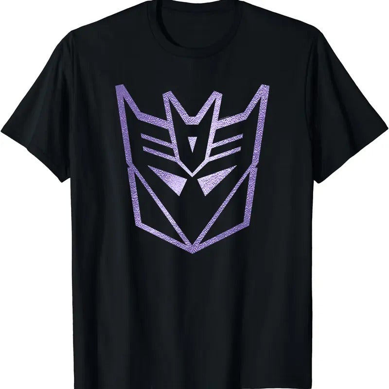 Transformers Decepticons Classic Metal Purple Logo TShirt Hoodie Sweatshirt | PrintMintTees.com
