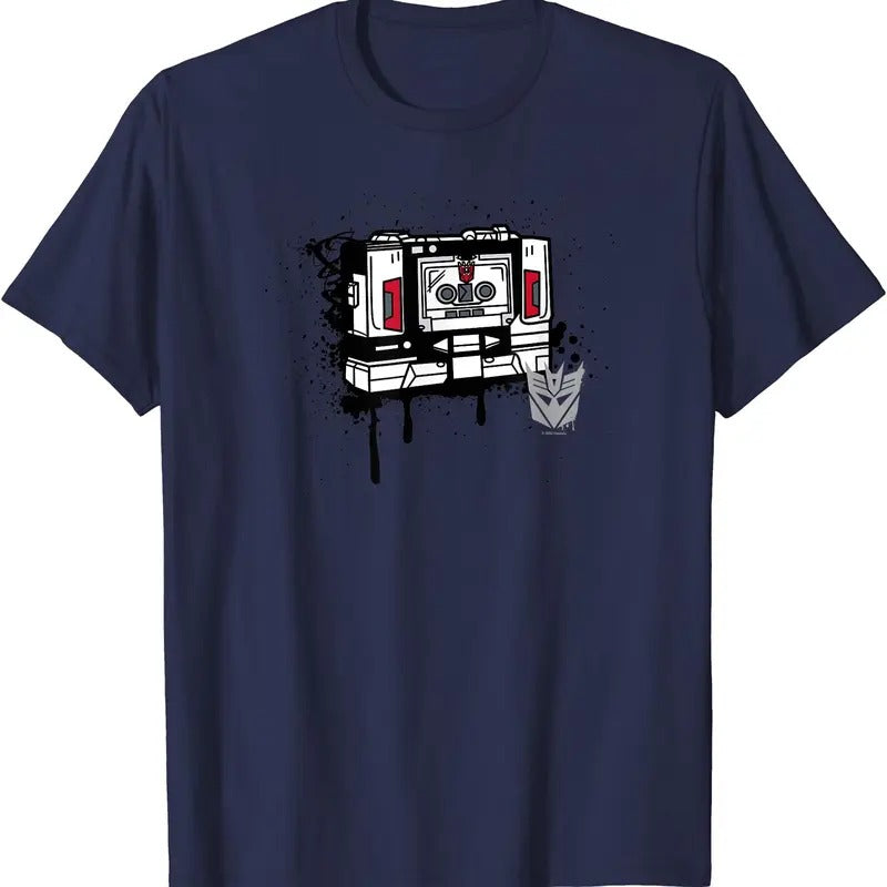 Transformers Soundwave Tape Cassette Player Form Graffiti TShirt Hoodie Sweatshirt | PrintMintTees.com