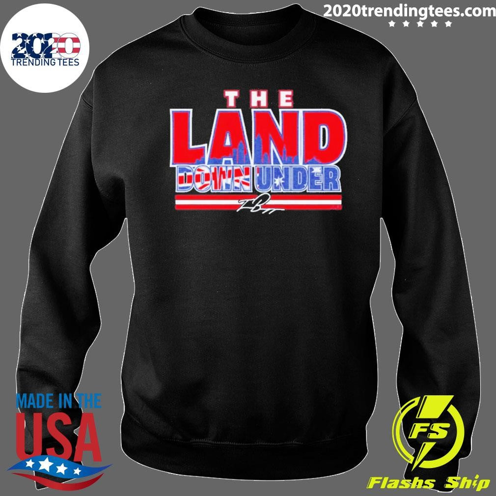 Travis Bazzana Cleveland Guardians Mlb The Land Down Under Signature Shirt