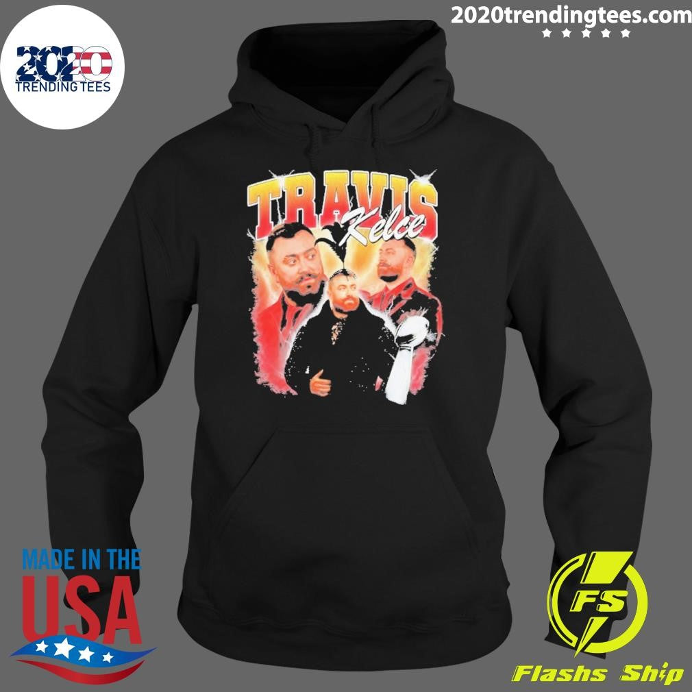 Travis Kelce Super Bowl Trophy Collage Vintage Shirt