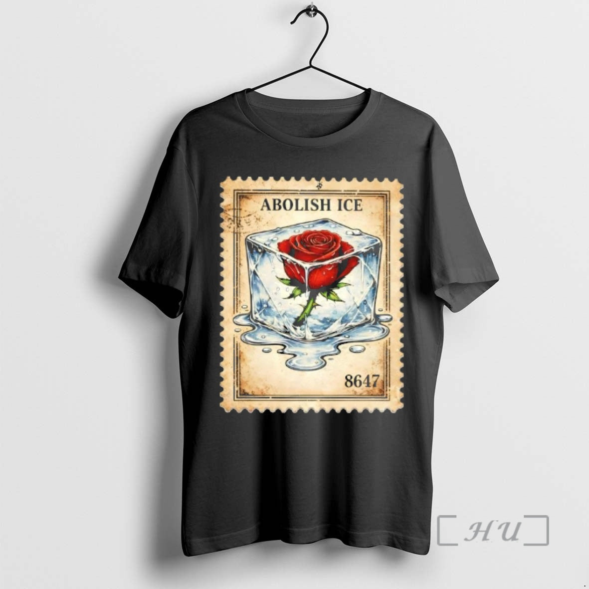 Trending 8647 Abolish Ice Rose Flower T-Shirts, Hoodie, Sweatshirt | PrintMintTees.com