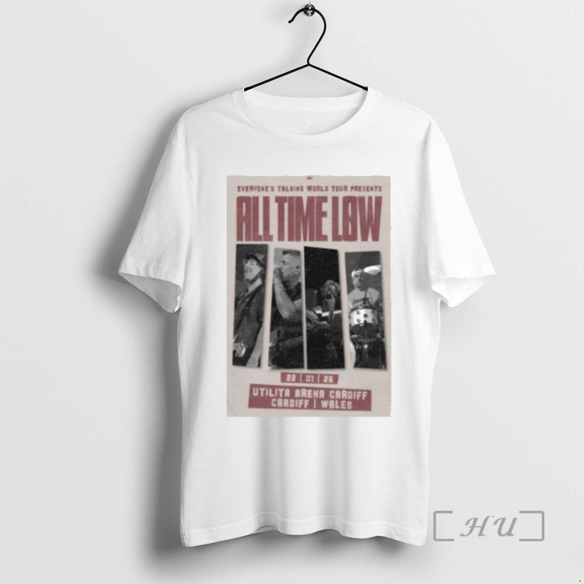 Trending All Time Low Jan 22 2026 Cardiff Wales T-Shirts, Hoodie, Sweatshirt | PrintMintTees.com
