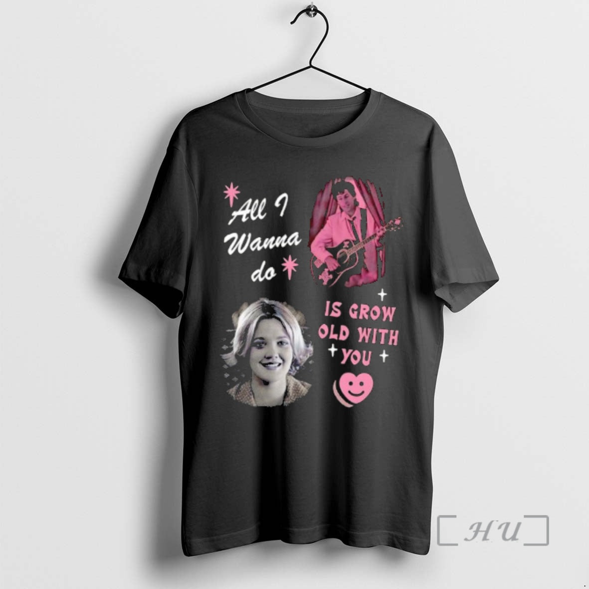 Trending All I Wanna Do Is Grow Old With You T-Shirts, Hoodie, Sweatshirt | PrintMintTees.com
