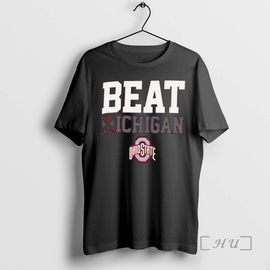 Trending Beat Xichigan With Ohio State Logo T-Shirts, Hoodie, Sweatshirt | PrintMintTees.com