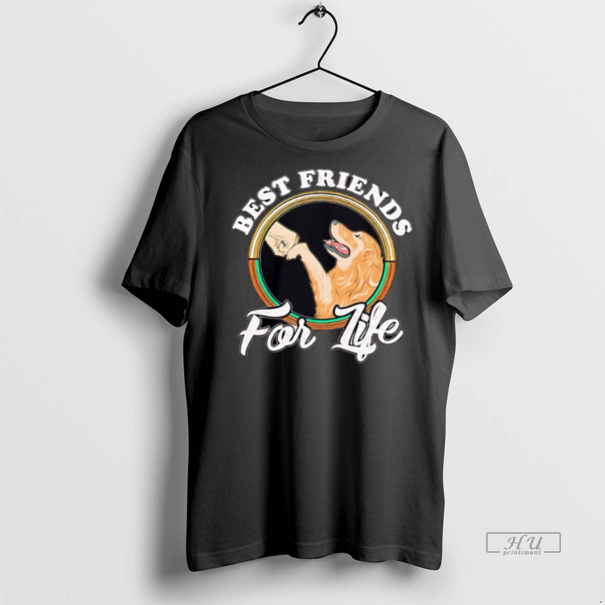 Trending Best Friends For Life Golden Retriever Graphic Tee Shirt Sweater