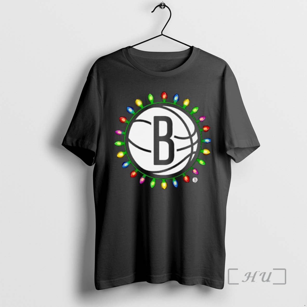 Trending Brooklyn Nets Logo Lights Merry T-Shirts, Hoodie, Sweatshirt