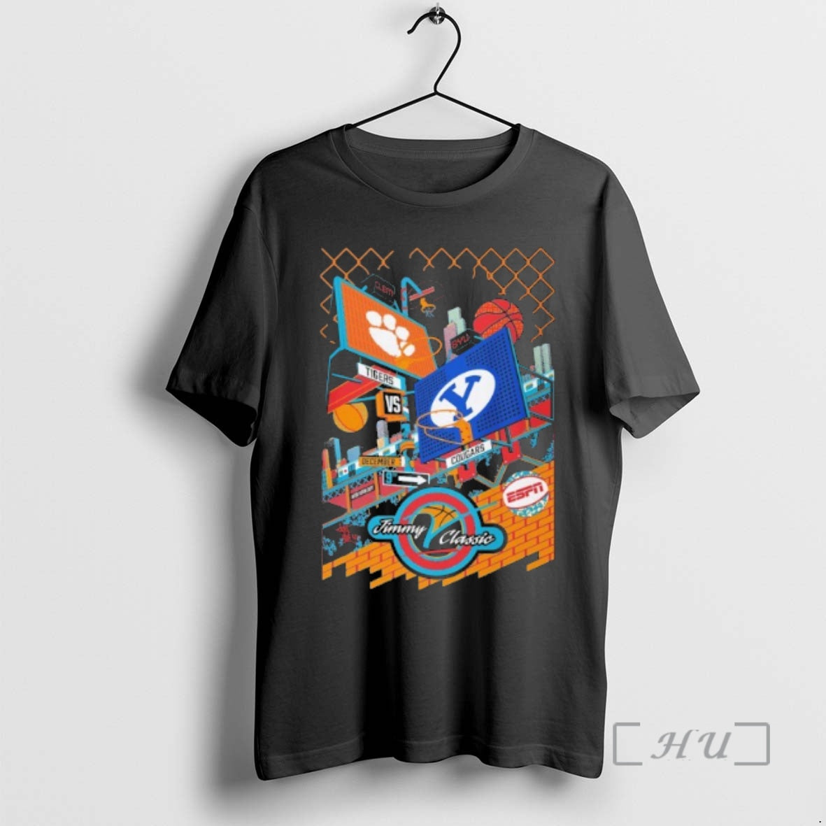 Trending Clemson Vs Byu 2025 Jimmy V Classic Basketball T-Shirts, Hoodie, Sweatshirt | PrintMintTees.com