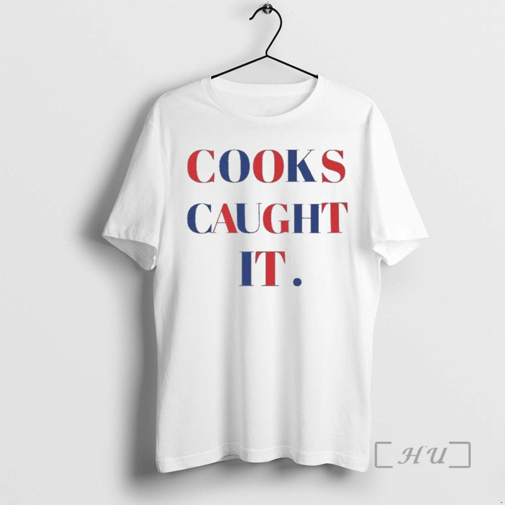 Trending Cooks Caught It Retro Red Blue T-Shirts, Hoodie, Sweatshirt | PrintMintTees.com