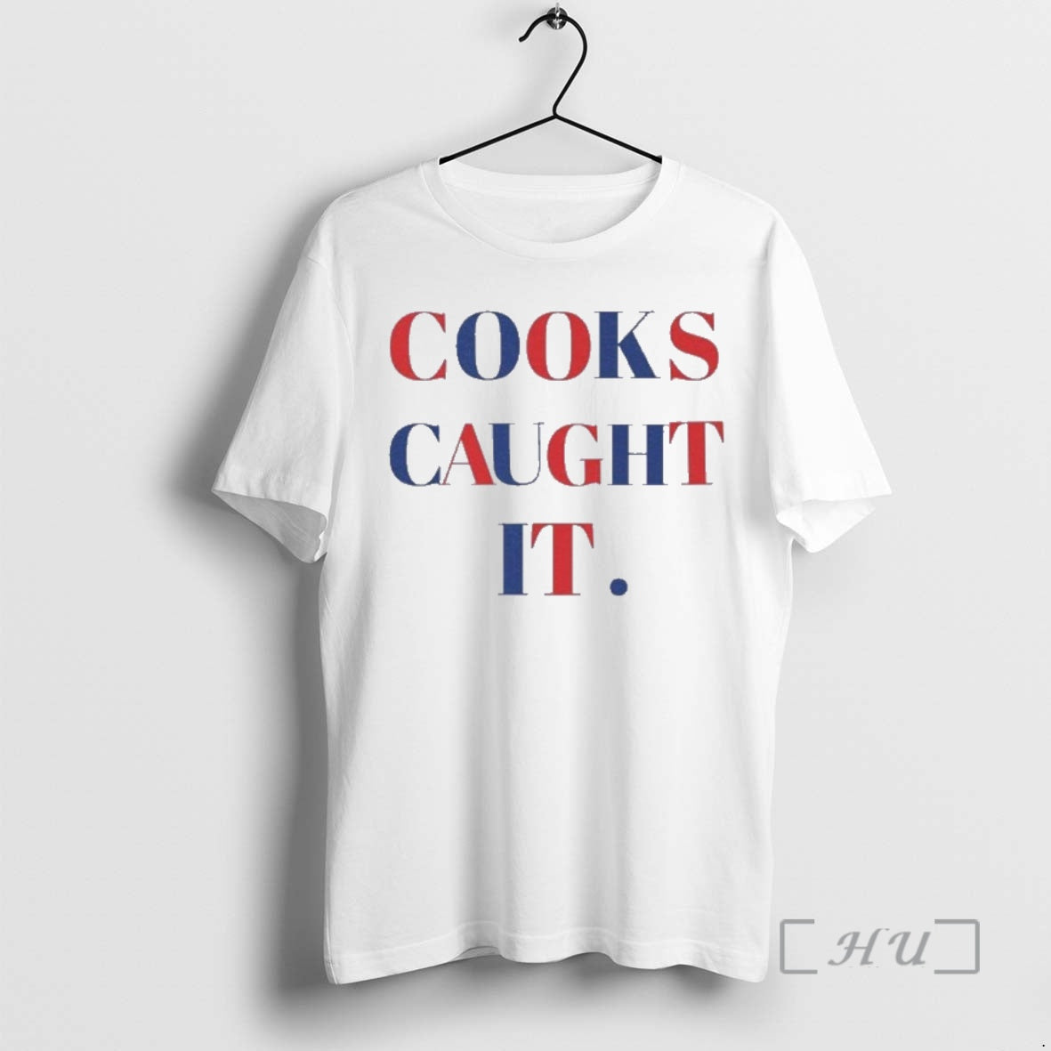 Trending Cooks Caught It Retro Red Blue T-Shirts, Hoodie, Sweatshirt | PrintMintTees.com