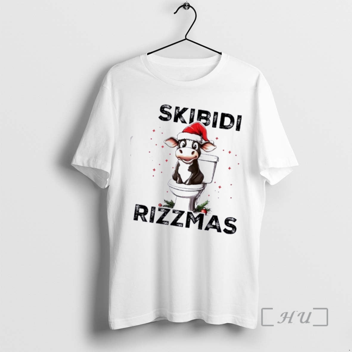 Trending Cow Toilet Skibidi Rizzmas T-Shirts, Hoodie, Sweatshirt | PrintMintTees.com