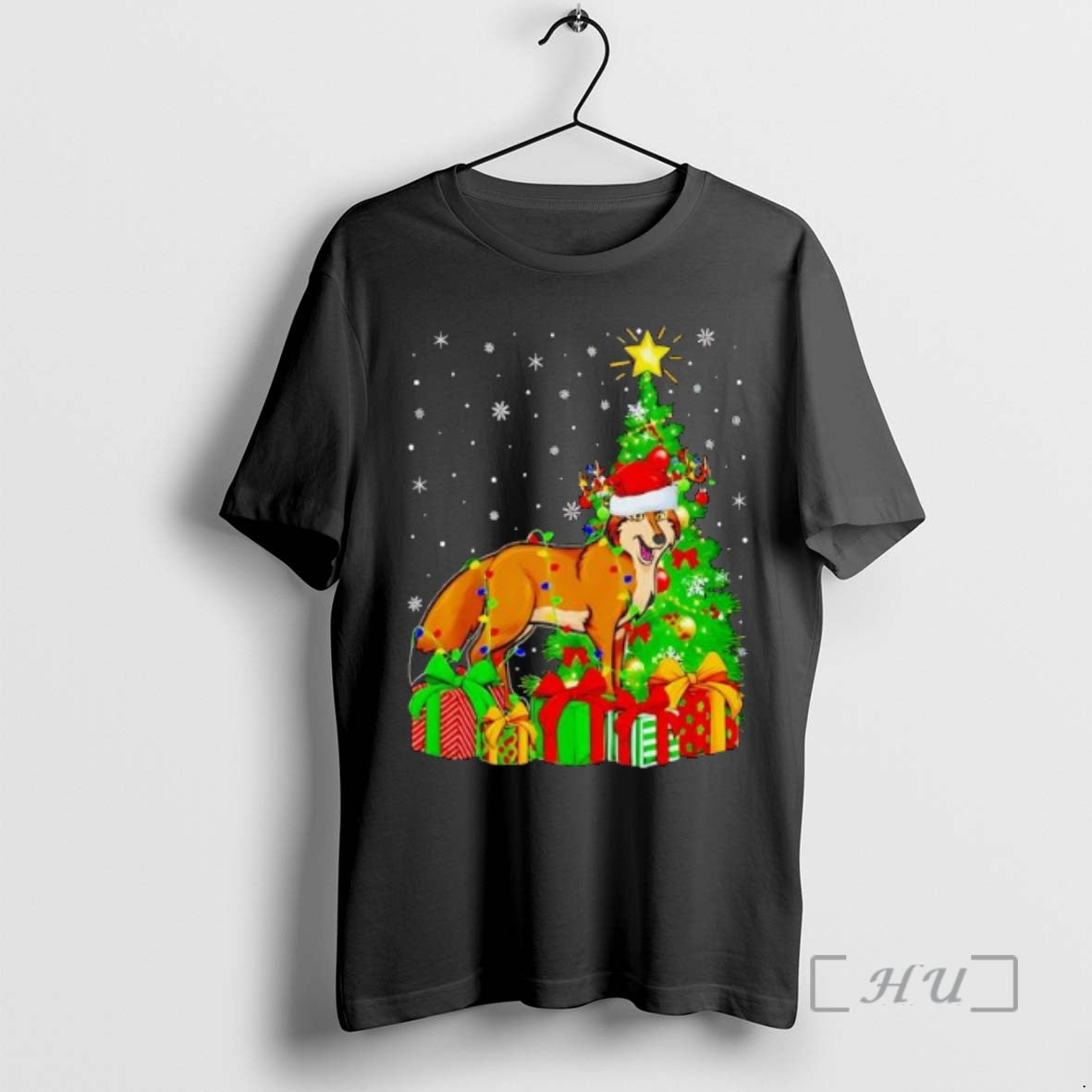 Trending Coyote Xmas Santa Coyote Tree T-Shirts, Hoodie, Sweatshirt