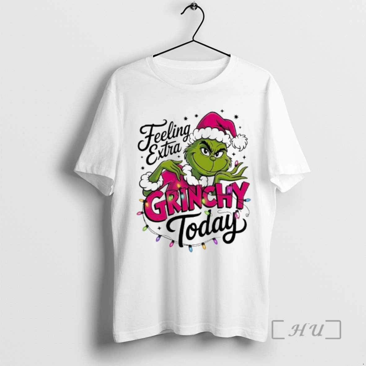 Trending Feeling Extra Grinchy Today Christmas T-Shirts, Hoodie, Sweatshirt | PrintMintTees.com