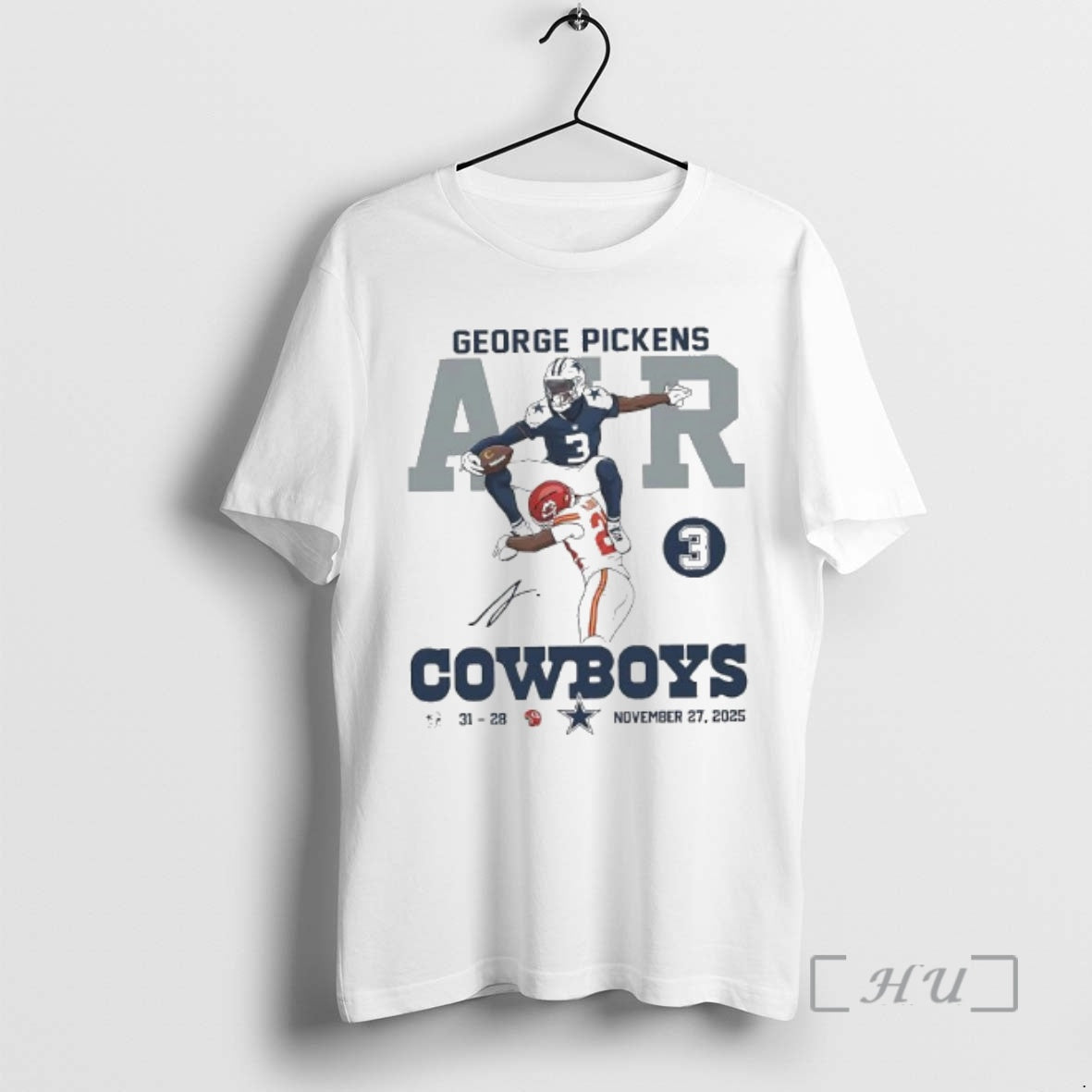 Trending George Pickens Cowboys Signature Graphic T-Shirts, Hoodie, Sweatshirt | PrintMintTees.com