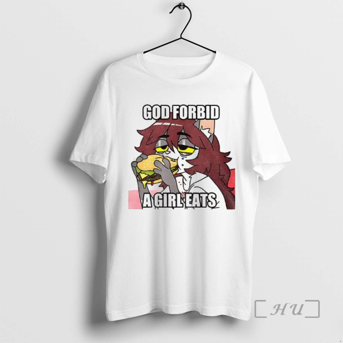 Trending God Forbid A Girl Eats T-Shirts, Hoodie, Sweatshirt | PrintMintTees.com
