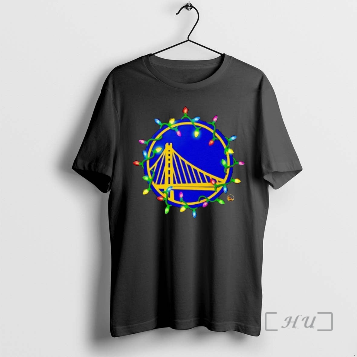 Trending Golden State Warriors Logo Lights Merry Christmas T-Shirts, Hoodie, Sweatshirt | PrintMintTees.com