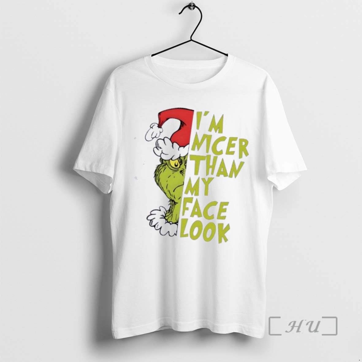 Trending Grinch Im Nice Than My Face T-Shirts, Hoodie, Sweatshirt