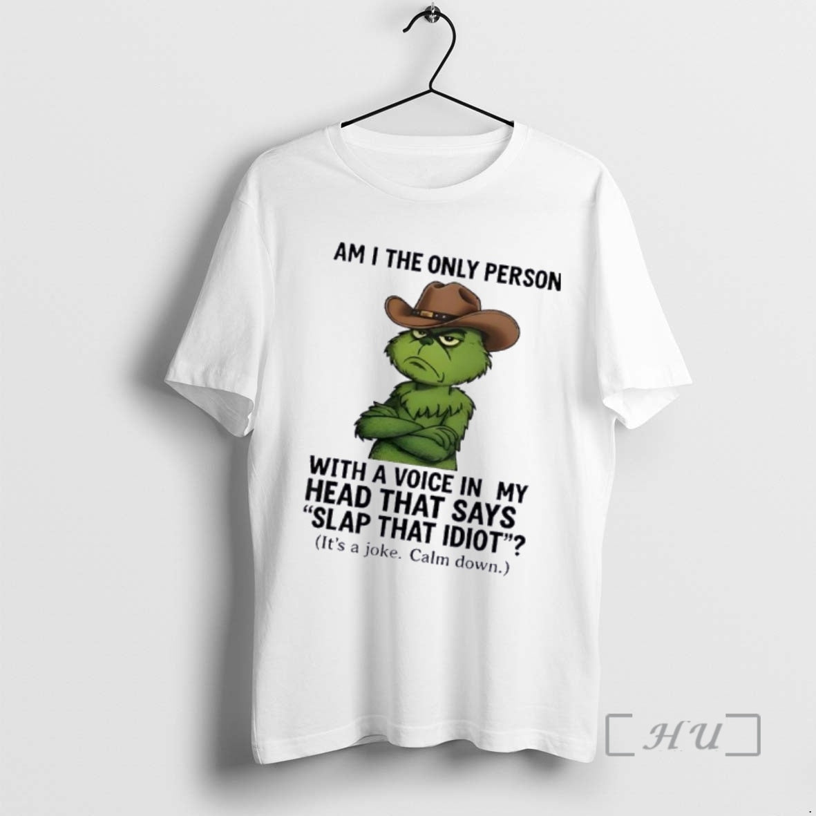 Trending Grinch Am I Only Person Voice My Head That Says T-Shirts, Hoodie, Sweatshirt