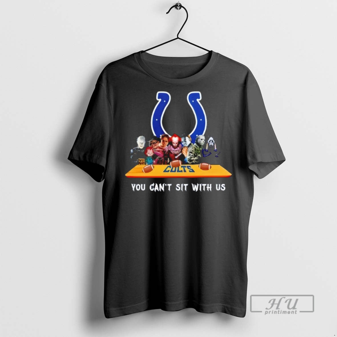 Trending Horror Movie Characters You Cant Sit With Us Indianapolis Colts Halloween Graphic