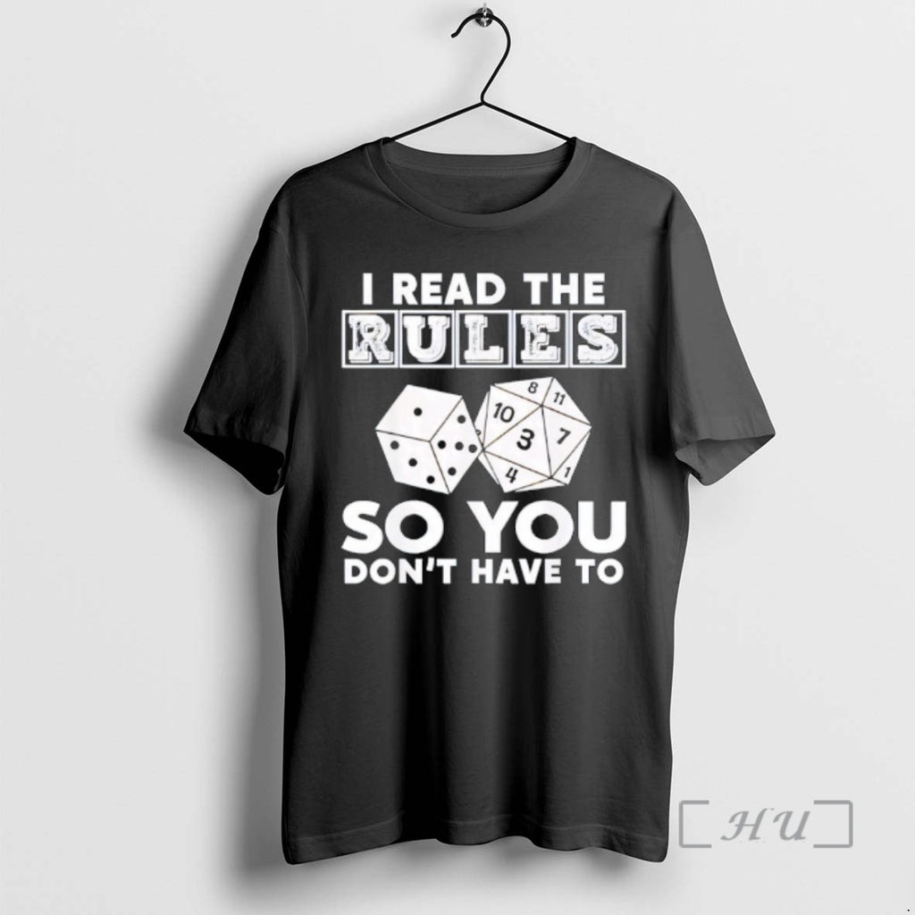 Trending I Read The Rules So You Dont Have To T-Shirts, Hoodie, Sweatshirt | PrintMintTees.com