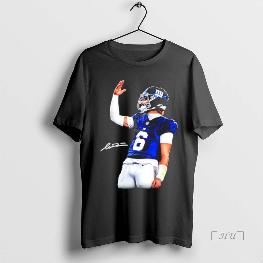 Trending Jaxson Dart New York Giants New Era Signature T-Shirts, Hoodie, Sweatshirt