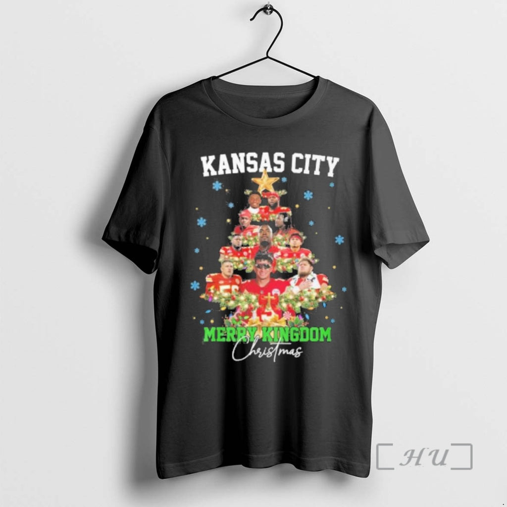Trending Kansas City Chiefs Merry Kingdom Christmas Tree T-Shirts, Hoodie, Sweatshirt | PrintMintTees.com