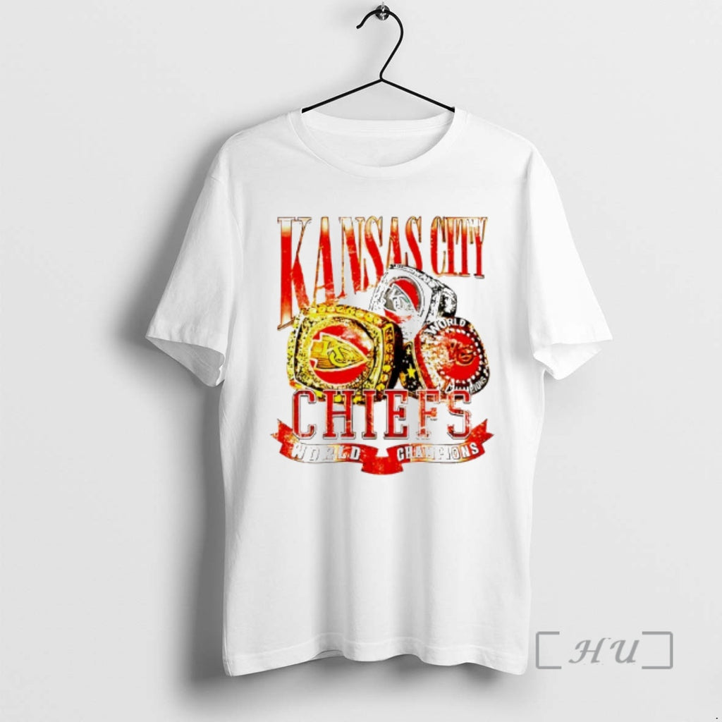 Trending Kansas City Chiefs World Champions Rings T-Shirts, Hoodie, Sweatshirt | PrintMintTees.com
