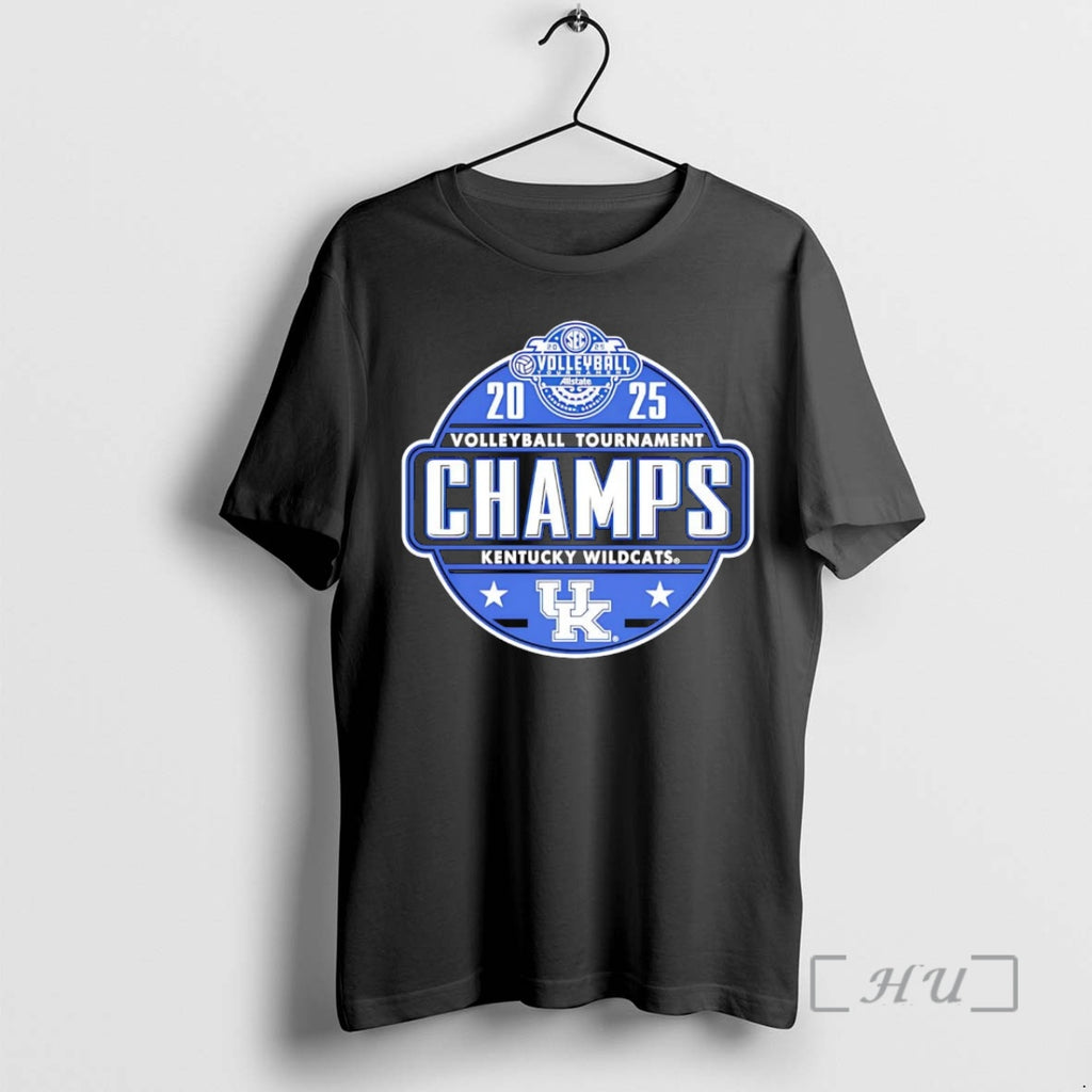 Trending Kentucky Wildcats 2025 Sec Womens Volleyball Tournament Champions T-Shirts, Hoodie, Sweatshirt | PrintMintTees.com
