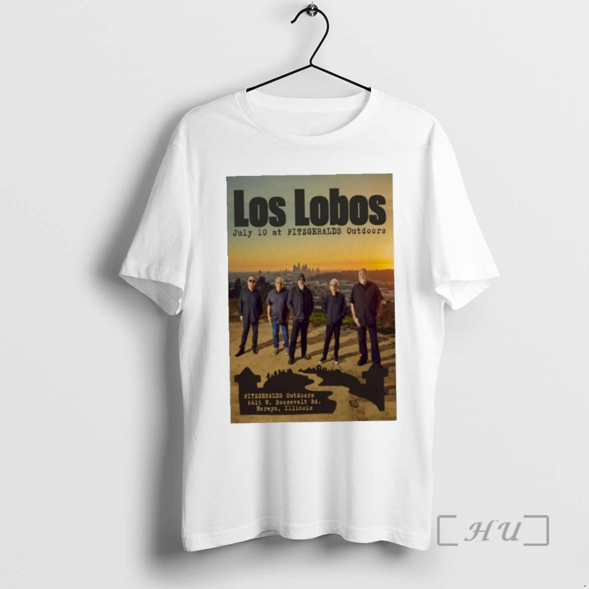 Trending Los Lobos Jul 10 2026 Fitzgeralds Berwyn Il T-Shirts, Hoodie, Sweatshirt | PrintMintTees.com