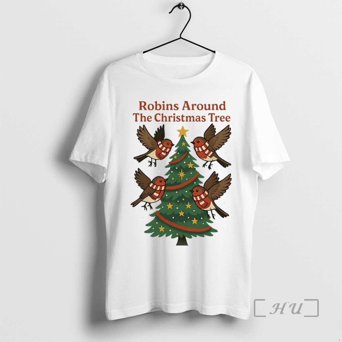 Trending Mark Robins Around The Christmas Tree T-Shirts, Hoodie, Sweatshirt | PrintMintTees.com