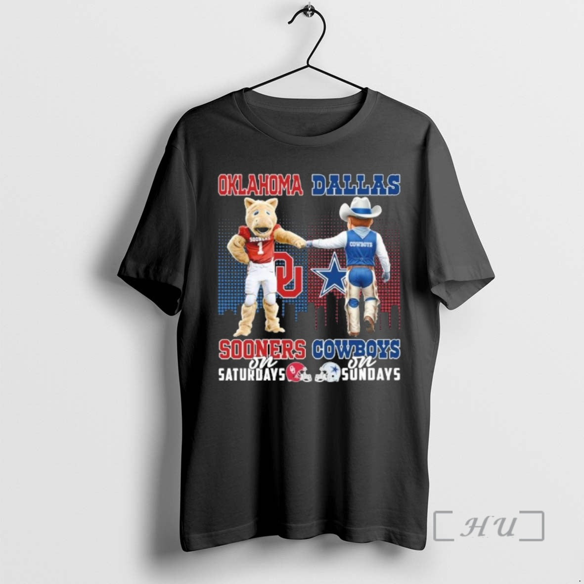 Trending Mascots Oklahoma Sooners Saturday Dallas Cowboys Sundays T-Shirts, Hoodie, Sweatshirt