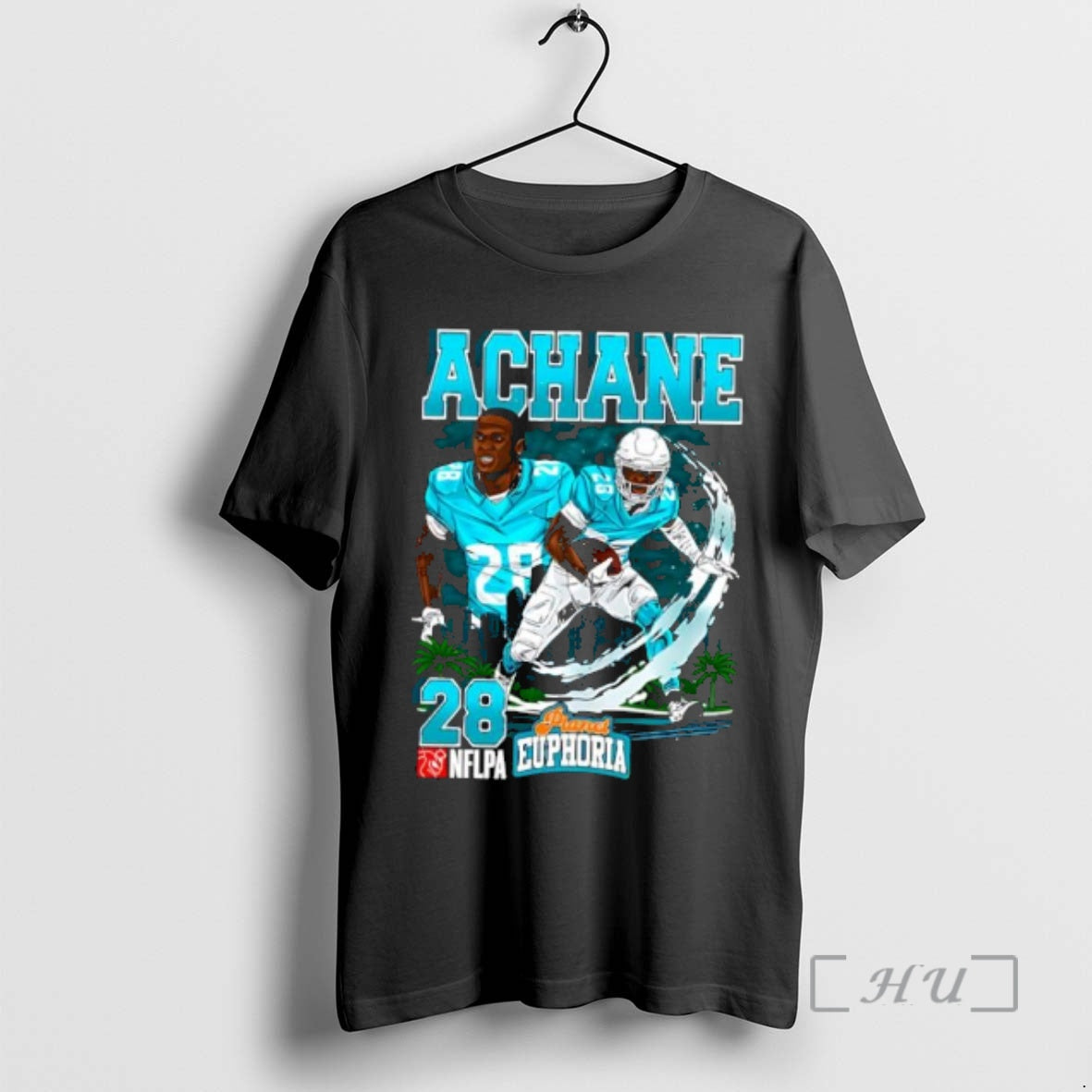 Trending Miami Dolphins Devon Achane Football Player City Graphic T-Shirts, Hoodie, Sweatshirt | PrintMintTees.com
