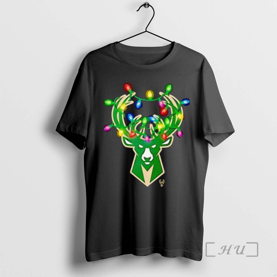 Trending Milwaukee Bucks Logo Lights Merry Christmas T-Shirts, Hoodie, Sweatshirt | PrintMintTees.com