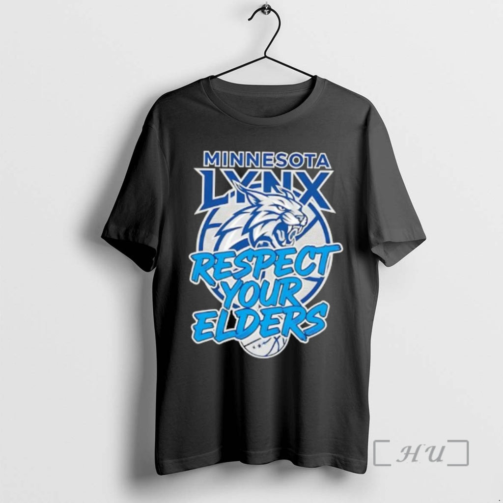 Trending Minnesota Lynx Respect Your Elders T-Shirts, Hoodie, Sweatshirt | PrintMintTees.com