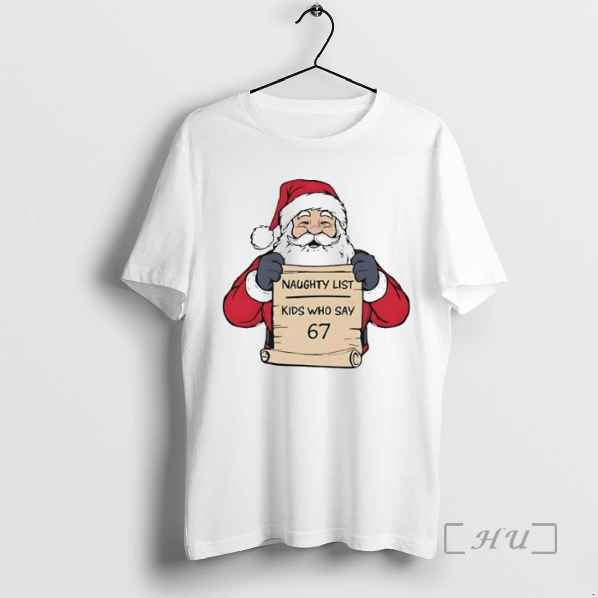 Trending Naughty List Kids Who Say 67 Santa T-Shirts, Hoodie, Sweatshirt | PrintMintTees.com