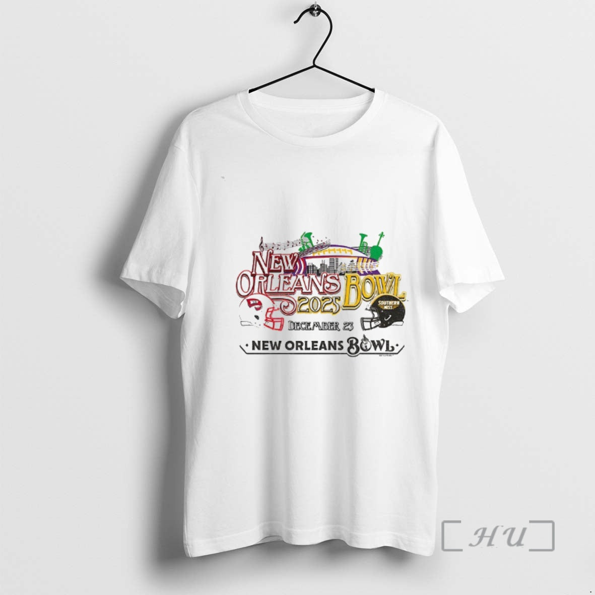 Trending New Orleans Bowl 2025 Western Kentucky Vs Southern Miss December 23 Premium T Shirts Hoodie, Sweatshirt