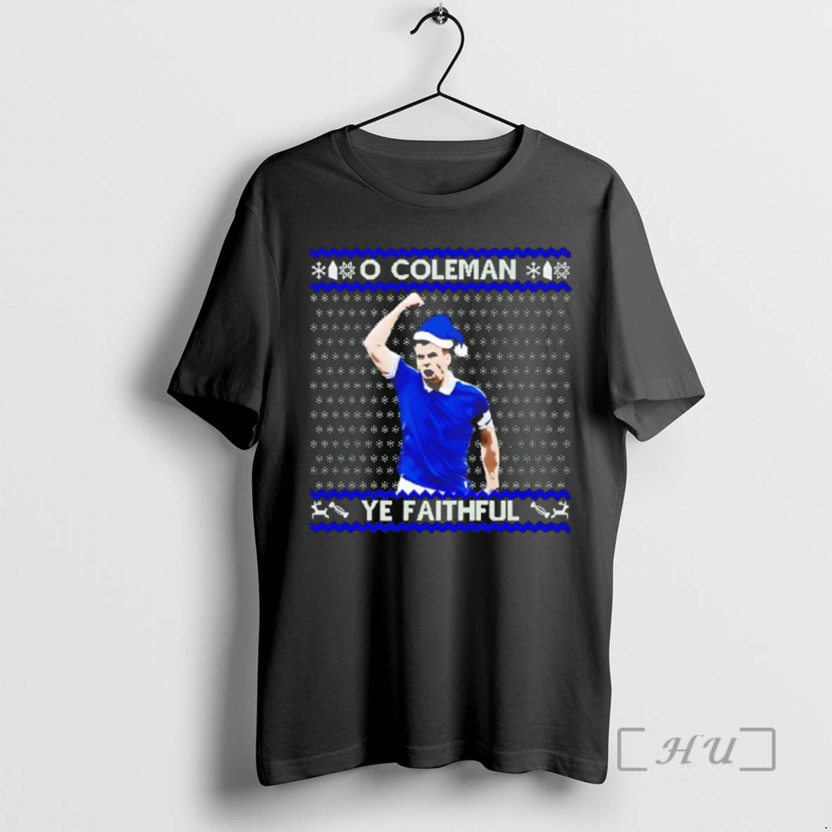 Trending O Coleman Ye Faithful Ugly Christmas Black T-Shirts, Hoodie, Sweatshirt | PrintMintTees.com