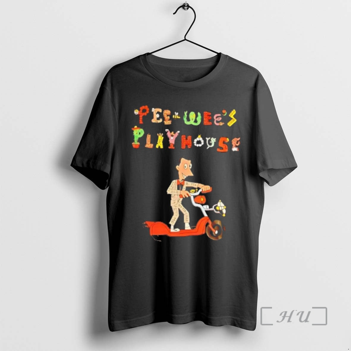 Trending Paul Reubens Caricature Pee Wees Playhouse T-Shirts, Hoodie, Sweatshirt | PrintMintTees.com