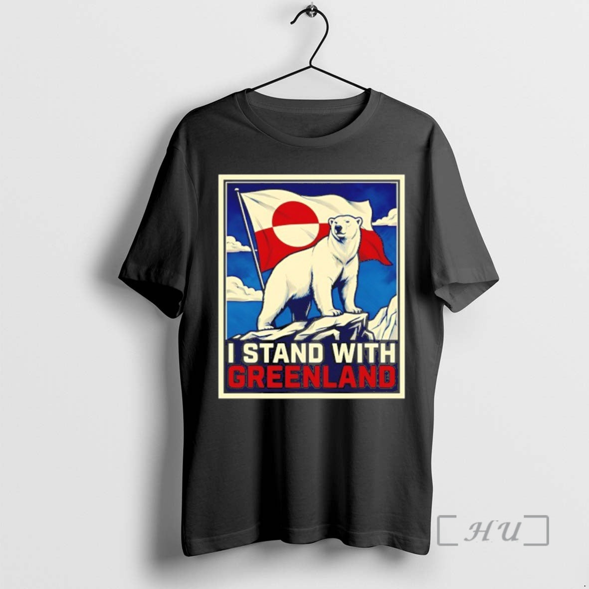 Trending Polar Bear I Stand With Greenland Hope T-Shirts, Hoodie, Sweatshirt | PrintMintTees.com