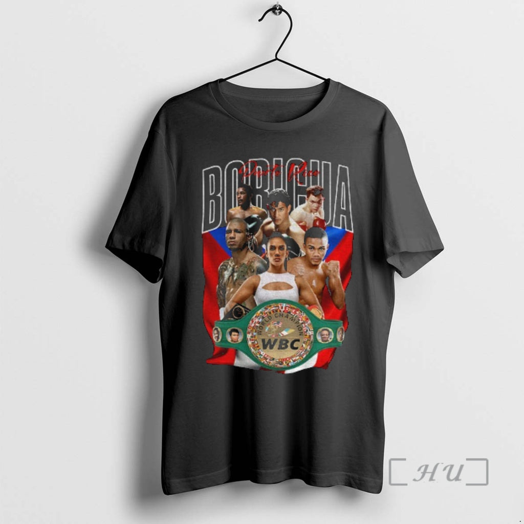 Trending Puerto Rican Boricua Boxing Wbc Legends Pride Graphic T-Shirts, Hoodie, Sweatshirt | PrintMintTees.com