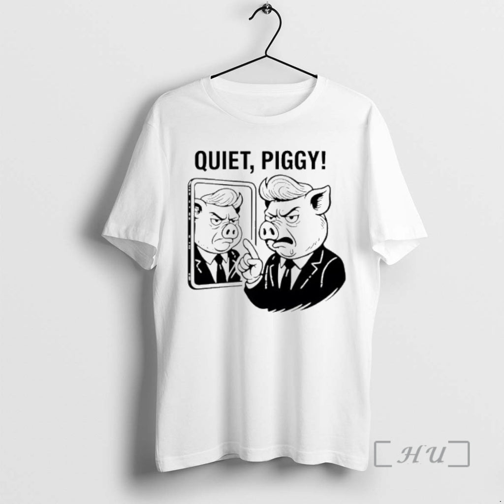 Trending Quiet Piggy Pointing Angrily Anti Trump T-Shirts, Hoodie, Sweatshirt | PrintMintTees.com